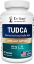 Dr. Berg TUDCA Supplement (Tauroursodeoxycholic Acid) - Výkonná formula pre zdravie pečene, Bile Flow, Podpora žlčníka, a Tráviace zdravie* - 30 Kapsule