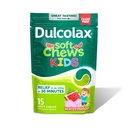 Dulcolax Deti saline laxatíva mäkké žuvačky, stimulant-bez laxatíva, jemne zápcha Relief pre deti, Softens Stool, Watermelon Flavor, Hydroxid horečnatý 1200 mg, 15 Počet