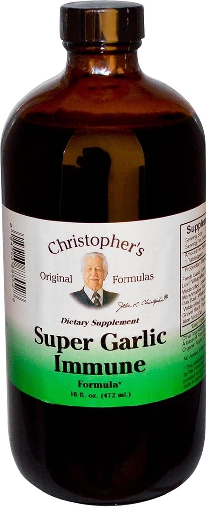 Christopher's Original Formules Super Cesnak Immune Sirup 16 fl oz