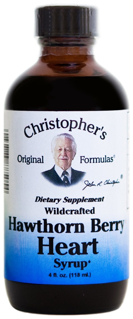 Dr. Christopher's Original Formules Hawthorn Berry Heart Sirup, 4 Ounce