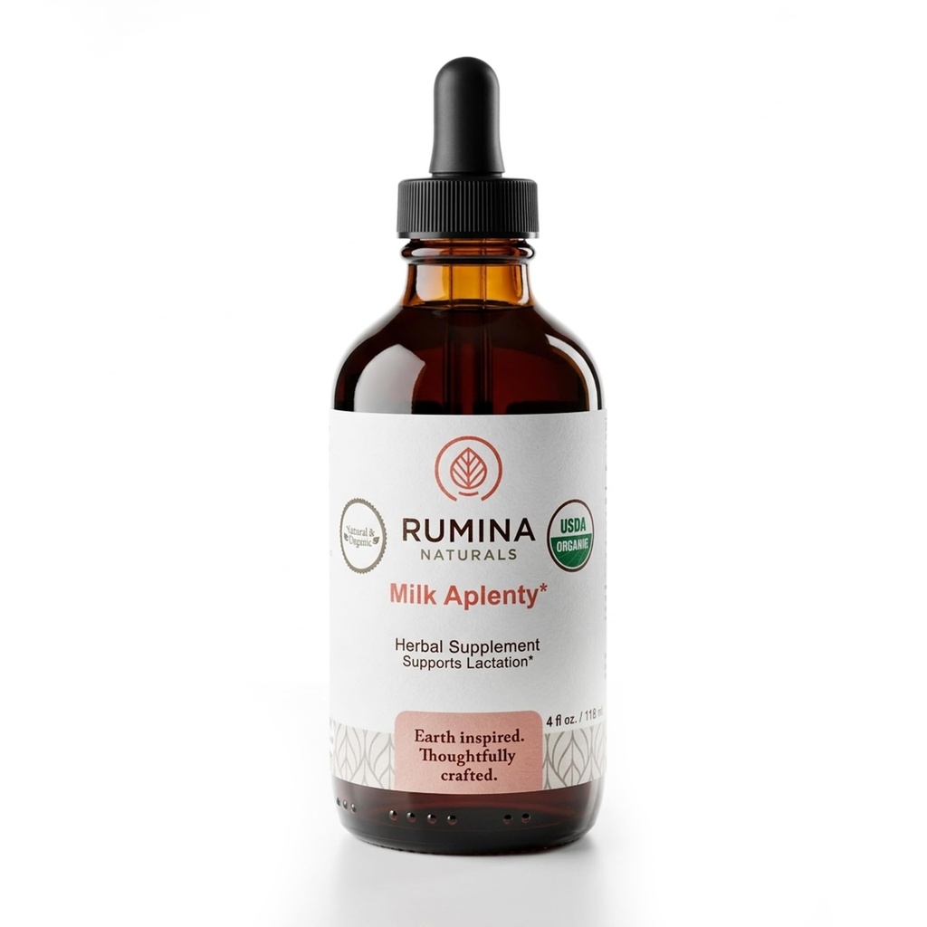 Mlieko hojnosť Laktácia doplnok: zvýšiť vaše mlieko dodávky prirodzene! Certified Organic Dojčenie Dodatok k zvýšeniu materského mlieka dodávky. Supplements, Vegan (4 Oz)