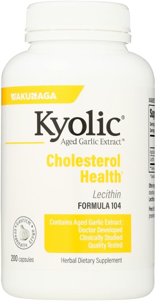 Kjolic #104 Cesnak Ext W/Lecithn 200 Cap