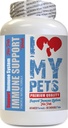 I LOVE MY PETS LLC Immune Dog Treaty - PET Immune Support - Psy a mačky - Booster - Zdravé - Milk Thitle for Psy - 60 Treats (1 fľaša)