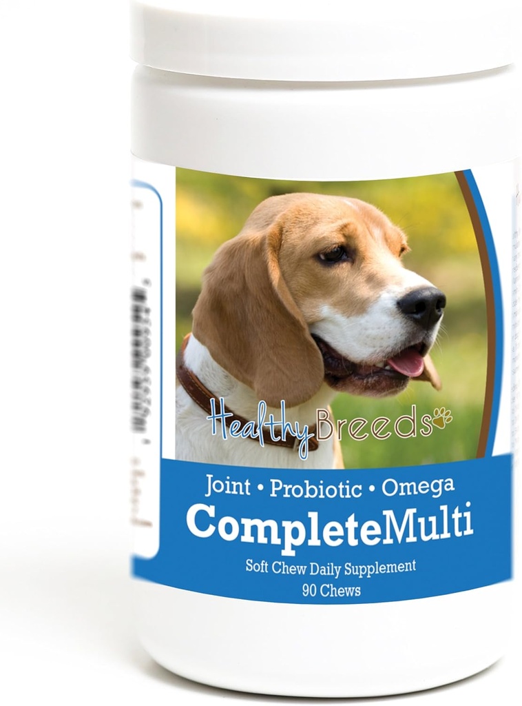 Zdravé plevy Beagle všetko v jednom multivitamíne mäkké Chew 90 Počet