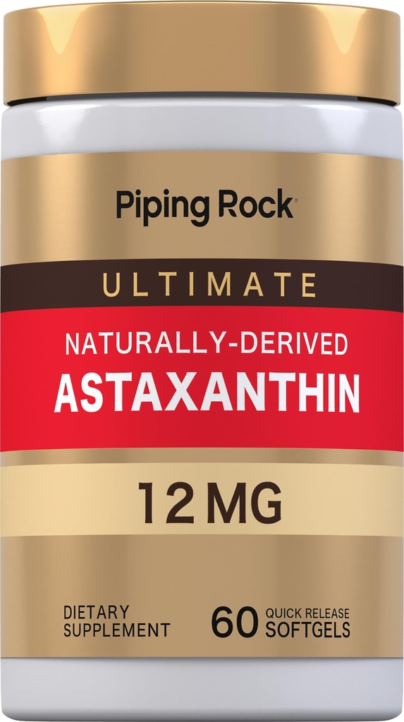 Piping Rock Astaxantín 12mg 