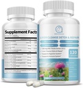 Mlieko Thitle Supplement Kapsule, Pečeň Zdravie Formula, s púpavkovým koreňom, 10:1 extrakt, pre Pečeň Detox Cleanse Support, Digestive & Immune System, 120 Veggie Caps