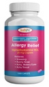 ZDRAVIE LFE Alergická úľava, Medicína Difenhydramín HCl Caplets, 25 mg 