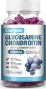 1 balenie 3000mg Glukozamín Chondroitín s MSM Gummies & Elderberry, extra sila Zdravie podpory kĺbu, Flexibilita, Antioxidant, Immum Supplement Gummy pre dospelých, Muži a ženy 60 grófov