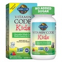 Záhrada života Vegetariánska Multivitamínový doplnok pre deti - vitamínový kód Deti žuvateľný surový celý potravinový vitamín s probiotikami, 30 Žuvacie medvede