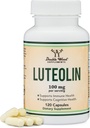 Double Wood Supplements Luteolin Supplement 100mg Servírovanie bioaktívnych Flavanoidov (120 kapsúl, bez lepidla) Silné polyfenoly Flavonoid pre mozog a kardiovaskulárnu podporu