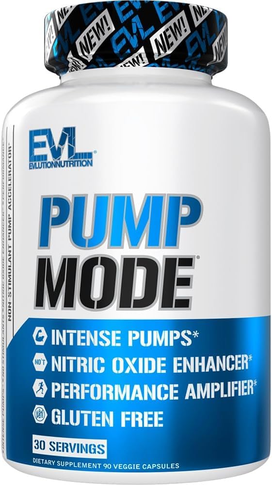 Elution Nutrition PumpaMode - Dodatok k oxidu dusnatého - Nestimulačné doplnok s arginín betaín a píniová kôra pre maximálne čerpadlá a výkon - bezlepok pred tréningom doplnok