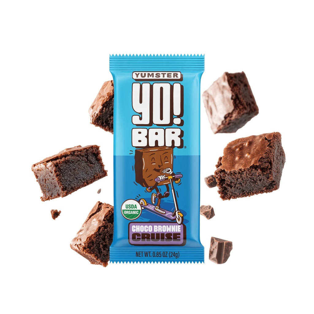 Hej! Bar by Bearded Brothers Vegan Organic Kids Bar, Čokoláda (25 Barov) - Gluten Free, Paleo a Whole 30 