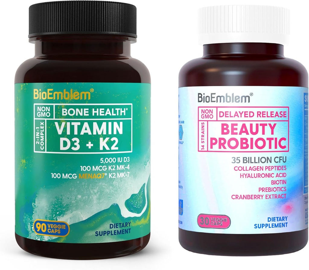 BioEmblem Beauty Probiotiká Vitamín D3 K2