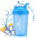 Prodigy Nutrition Labs Premium Shaker fľaša ideálna pre proteínové Shake a pre cvičenie -14 Ounce (modrá)