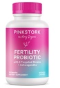 Pink Stork Fertility Support Probiotiká pre ženy s Ashwagandha pre Vaginálne zdravie, Koncepcia, pH bilancie, Hormon Balance, a Gut Flora, Fertility Doplnky pre ženy, 30 Kapsule