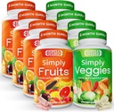 Jednoducho Príroda Pledge - Balené s viac ako 40 Rôzne ovocie a zelenina - 4 mesiace Dodávka-vyrobené s celým jedlom Superfoods - s Aloe Vera 