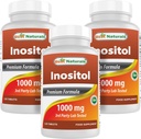 Najlepšie prírodné Inozitol 1000 mg 120 tabliet (120 počet (Pack of 1)) (120 počet (Packf of 3))