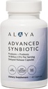 Alaya Naturals Advanced Synbiotic - Probiotikum + Prebiotikum - 14 miliárd CFU Oneskorené vydanie Probiotické doplnky s prebiotikami zo Sunfiber® a L-glutamín pre Gut Lining Integrity - 60 kapsúl