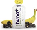 Huma Plus (Double Electrolytes) - Chia Energy Gel, BlackBerry Banana, 12 Gels - Žalúdok priateľsky, Real Food Energy Gels