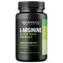 L-arginín 500mg a píla Palmetto 500mg - Oxid dusnatý a prostaty zdravotné doplnky pre mužov - 60 gróf - Vytrvalosť a močové tract Funkcia podpora - 1 mesiac dodávky - Vegan, non-GMO kapsule