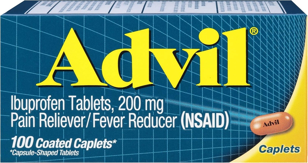 Advil 200mg Caplets 100