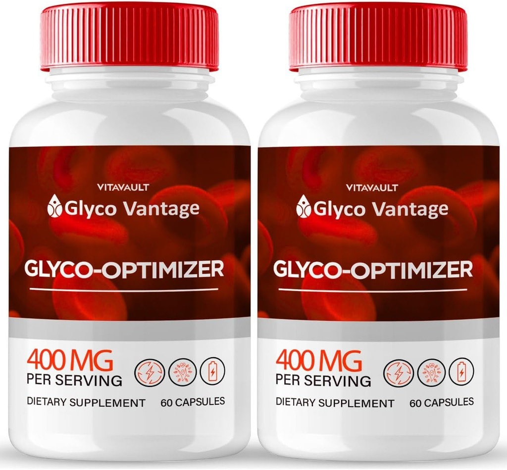 Glyco Vantage Capsules - Premium GlycoVantage Official Formula Glyco Optimizer, Supports Healthy Lifestyle - Maximum Strength All Natural Pills for Stable Levels, Glyco Vantage Reviews (2 Pack)