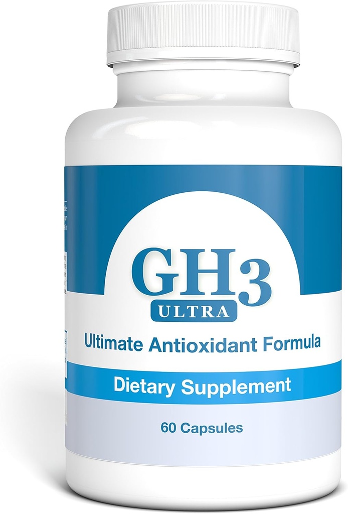 Nattura G-H3 Ultra, Ultimate Antioxidant Formula - New, Improved Anti-Aging Complex (Ginkgo Biloba, R-Alpha Kyselina lipoová, Koenzým Q10, Acetyl L-karnitín, vitamín B6) - 60 Caps