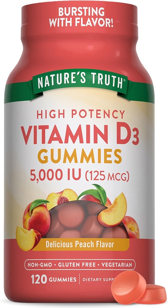 Pravda prírody vitamín D3 Gummies 