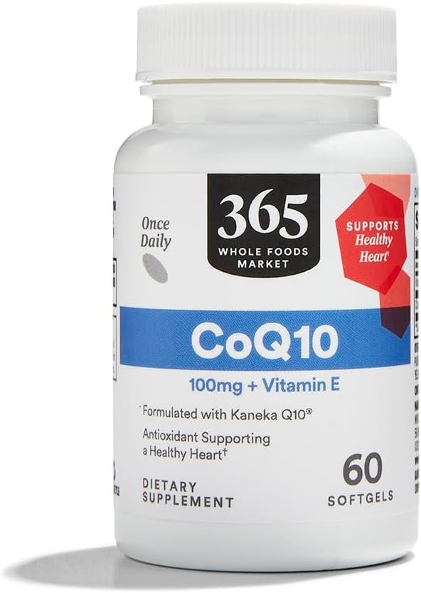 365 podľa trhu s celými potravinami, CoQ10 100mg, 60 Počet