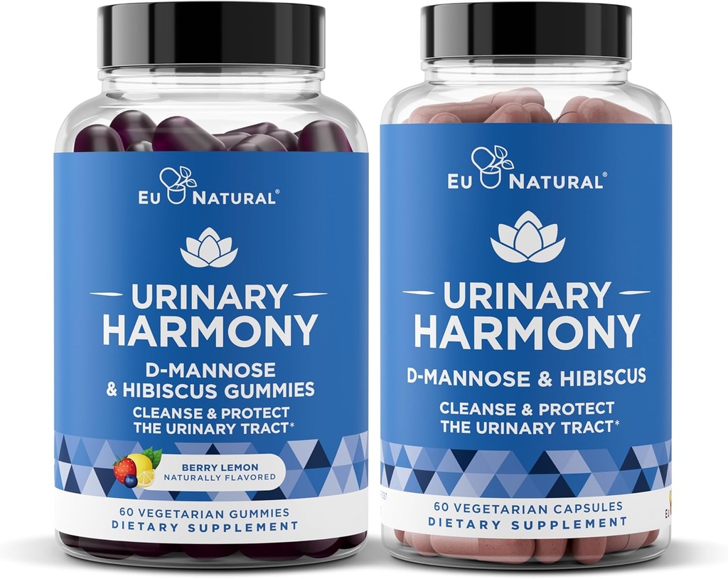 Močové Harmony Kapsule a Gummy Bundle - močové Tract Zdravie pre ženy