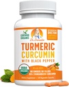 Organické kurkumín s extraktom z čierneho papriky 2000mg - Vysoká absorpcia Ultra Potent Supplement - 95% Curcuminoids - Vegan, Non GMO pre Joint Support - 120 Kapsule