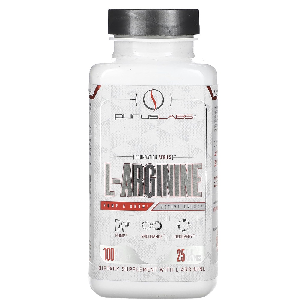 Purus Labs L-arginín Aktívne Amino Acid 