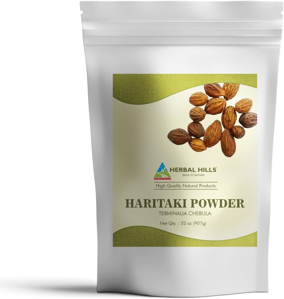 HERBAL HILLS Haritaki Powder Terminalia Chebula Inknut 