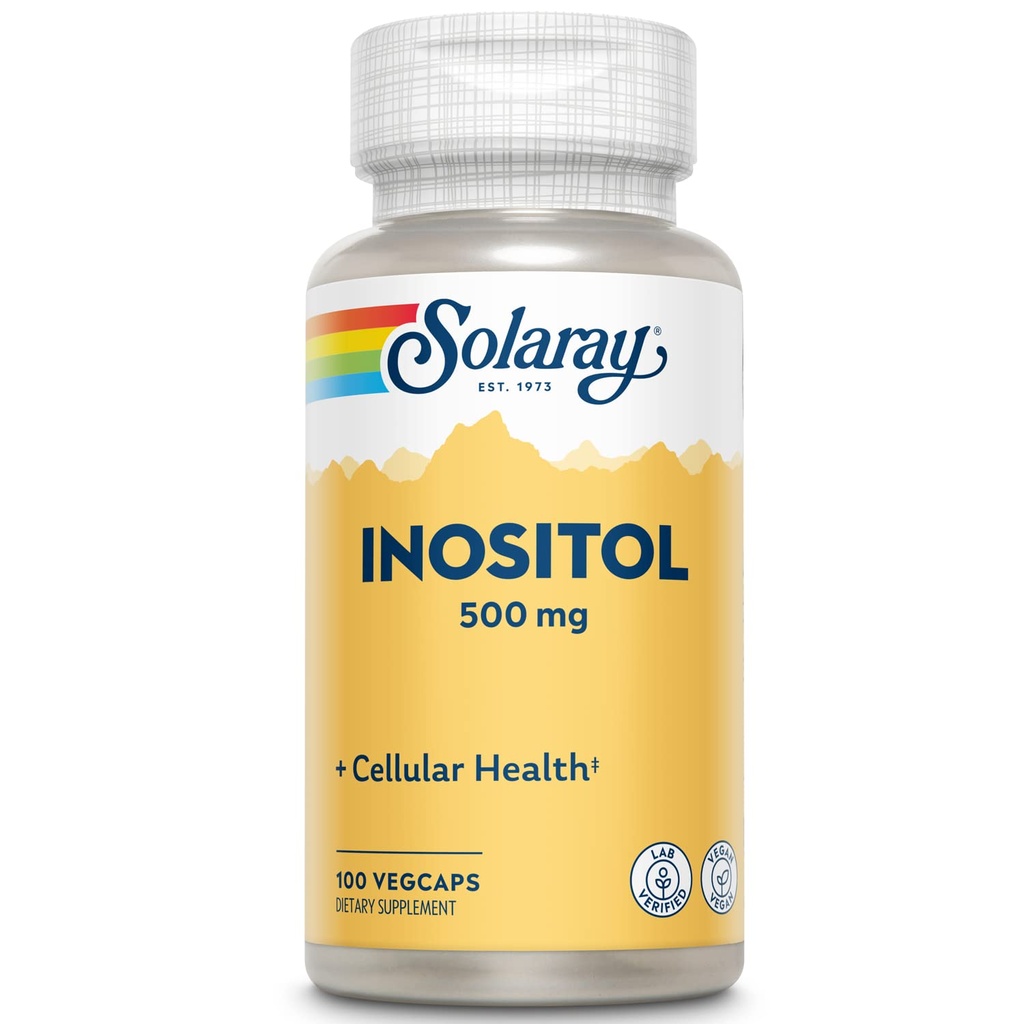 SOLARAY Inositol 500 mg kapsuly 