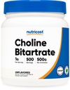 Nutricost Pure Choline bitartrát prášok 500 Grams