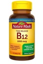 Príroda Vyrobené vitamín B12 1000 mcg, Dietary Supplement for Energy Metabolisation Support, Time Release, 75 tabliet,..