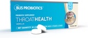 BLIS ThroatHealth Orálne probiotiká K12 - Immune & Throat Support, Vanilla - 30 Lozenges, 2,5 miliardy CFU