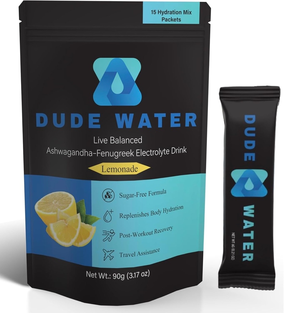 Hydratácia Supplement Mix - Electrolyte Powder Infunded s Ashwagandha, senovka, a Essential Vitamíny. Podporuje hydratáciu, podporuje energiu, Hormone zdravie, silu a zotavenie.