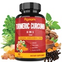 Turmerica Curcumin Extract Kapsule - 90 Grófov 3 Mesiac dodávky - zmesou Ashwagandha, Moringa, Ginger & More - Imunita, Joint, Tráviaca a Wellness podpora