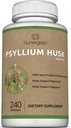 Premium Psyllium Husk Fiber Supplement 1450mg, 240 Kapsule