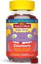 Nature Made Kids First Elderber s vitamínom C a zinkom, Dietary Supplement for Immune Support, 40 Elderberry Gummy