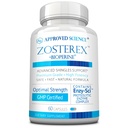 Schválená veda Zosterex - Extra-silný L-lyzín 1000 mg, vitamín B komplex, Zinok - Imunitná podpora a liečba studenej bolesti - 60 Vegánskych kapsúl - 1 fľaša