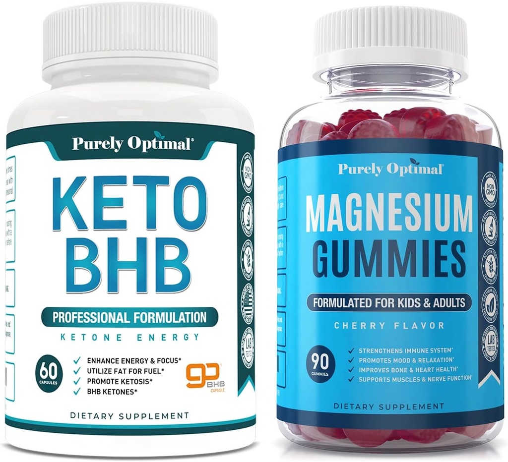Čisto optimálne Keto BHB + Magnézium Gumies