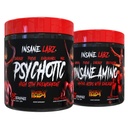 Insane Labz Hellboy Bundle, Psychotic Hellboy pre cvičenie a šialené Amino BCAA, zvýšiť svalovú hmotu, sila, zameranie a zotavenie čas, ovocie punch