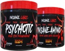 Insane Labz Hellboy Bundle, Psychotic Hellboy Pre Workout and Insane Amino BCAA, Increase Muscle Mass, Strength, Focus and Recovery Time, Fruit Punch