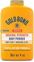 Gold Bond Medied Original Strength Body Powder, 4 oz., Talc-Free, Anti-Itch, Absorbs & Cools