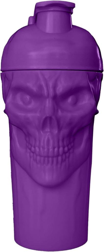 JNX ŠPORTS kliatba! Skull Shaker Bottle, 24-Ounce, Hrozno Limited Edition, Supplement Mixer with Classic Loop Top