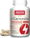Jarrow Formules® L-karnozín Dipeptid Antioxidant 1000 mg, Dietary Supplement, Antioxidant Support for Mitochondrial Health, 90 Veggie Capsules, Až 45 dní