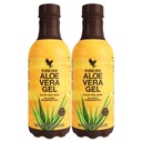 Forever Living - Forever Aloe Vera Gel - 99,7% Pure Inner Leaf Aloe Vera Juice - Conservative-free - 33,8 fl oz (balenie 2)