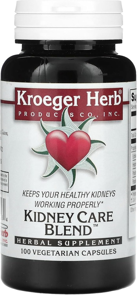 Kroeger Herb Obličková starostlivosť Blend Vegetariánske kapsule, 100 Počet